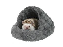 Pelíšek hlodavci Papuče Fuzzy šedá