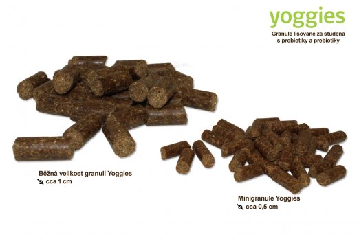 Yoggies Minigranule Kozí maso, zelenina a bramborové vločky 2kg