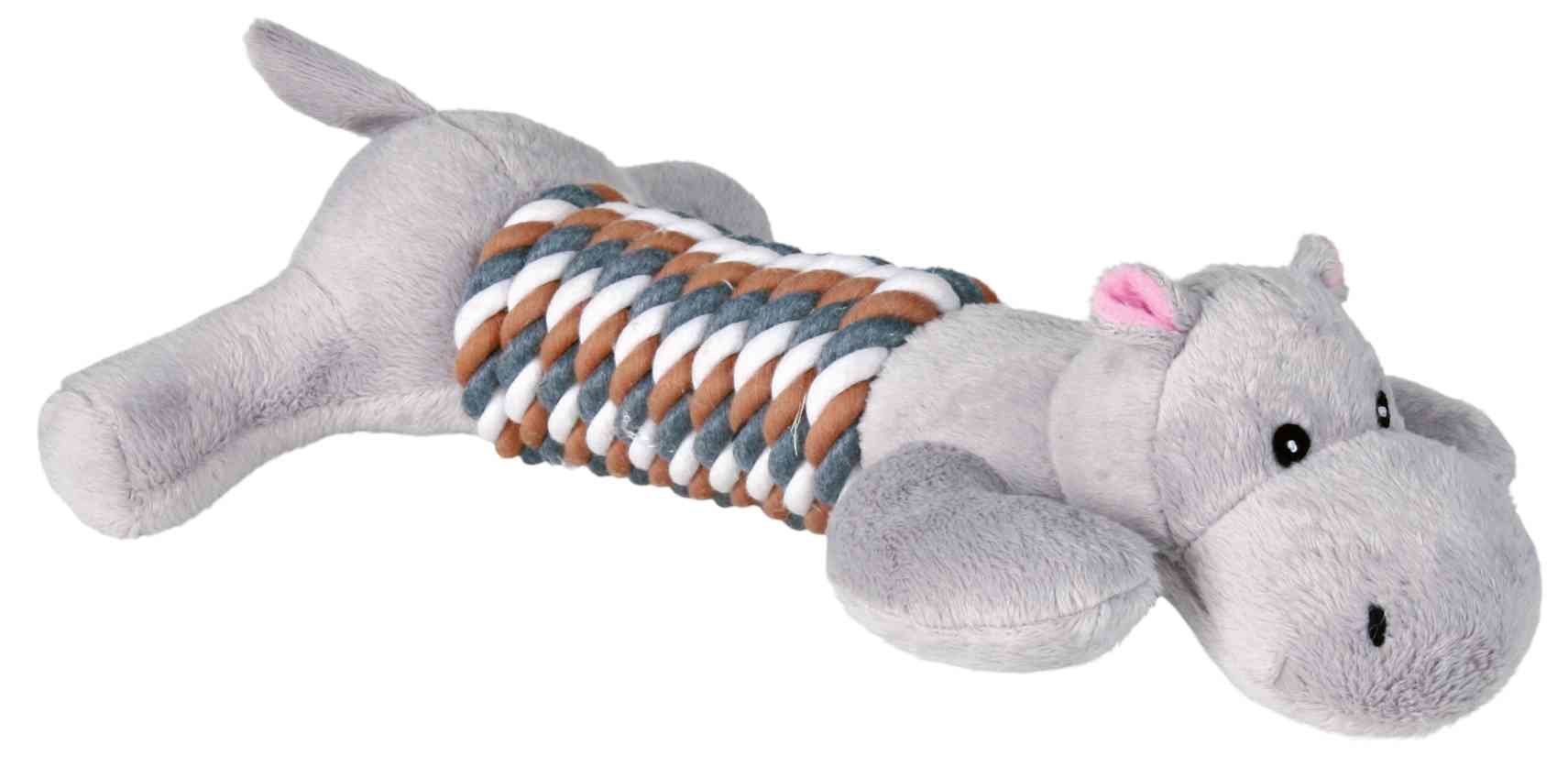 Plyšové aportovací zvířátko pes/hroch 32cm