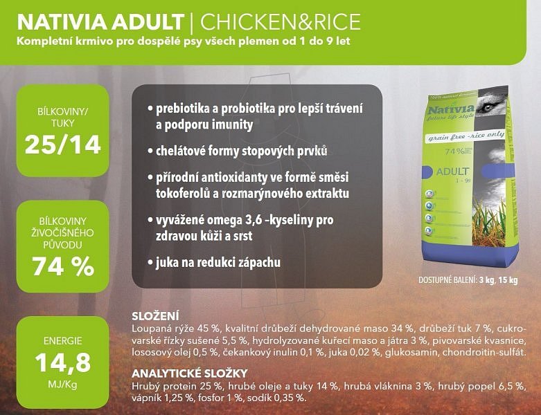 Nativia Adult 15kg