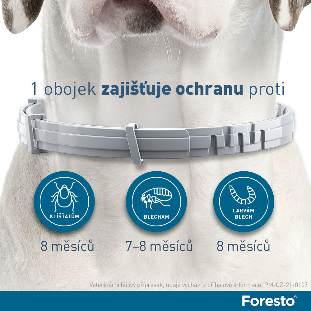 Foresto obojek antiparazitní 70cm