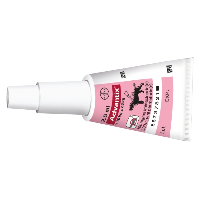 Advantix spot-on 2.5ml 10-25kg