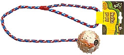 Míč na šňůře s rolničkou 60 cm