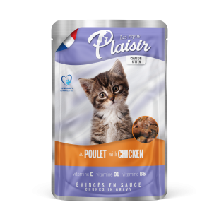 Plaisir cat Kitten kuřecí  100g