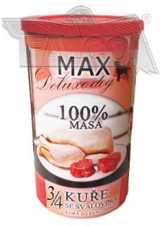 MAX konzerva 3/4 kuřete se svalovinou 1200g