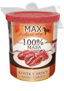 MAX konzerva kostky srdce 800g 