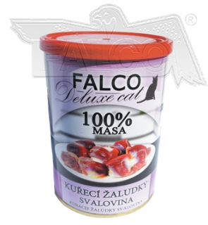 FALCO cat kuřecí žaludky 400g
