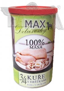 Max konzerva 3/4 kuřete s dršťkami 1200g  