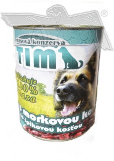 TIM konzerva s morkovou kostí 800g
