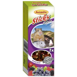  Tyčinky s lesním ovocem pro malé hlodavce (2ks)