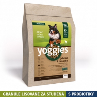 Yoggies granule Jehněčí + Bílá ryba  2kg