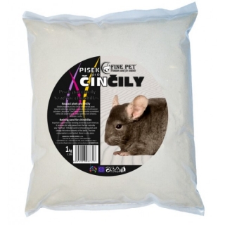FINE PET Koupací písek pro činčilu 1kg