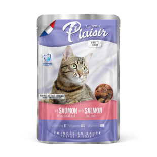 Plaisir cat losos+treska 100g