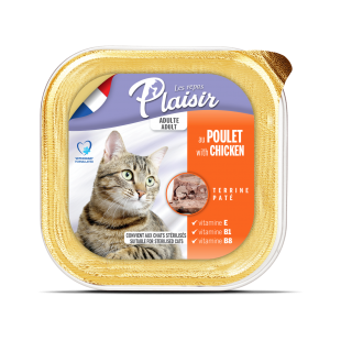Plaisir cat vanička s kuřecím 100g