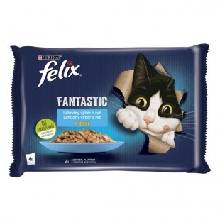 Felix Fantastic Losos & Platýz v želé 4x85g