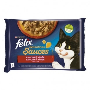 Felix Sensations Krůta & Jehně 4x85g