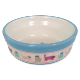 Miska MAGIC CAT keramická barevné kočky 12,5 cm (0,3l)