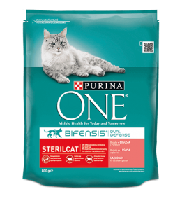 PURINA ONE GK sterilcat s lososem a pšenicí 800g