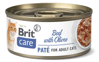 Brit Care Cat Beef Paté & Olives 70g