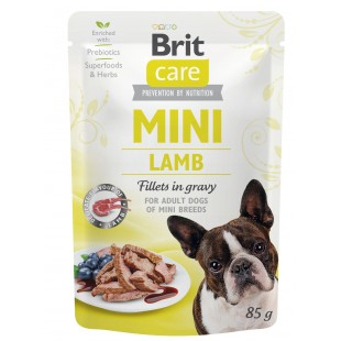 Brit Care MINI Dog Lamb fillets in gravy 85g