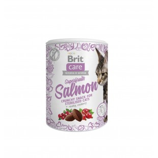 Brit Care Cat Snack Superfruits Salmon Sterilised 100g
