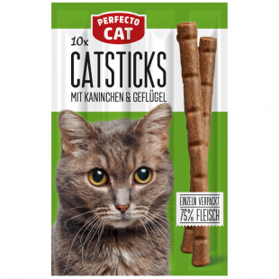 Perfecto Cat Masové tyčky s králičím & drůbežím masem 50g