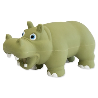 Hračka DF Latex Hroch zvukový 17cm				