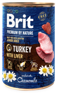 Brit Premium by Nature Turkey with liver 400g