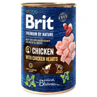 Brit Premium by Nature Chicken with hearts 400g