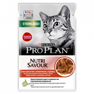 Proplan cat Sterilised hovězí 85g